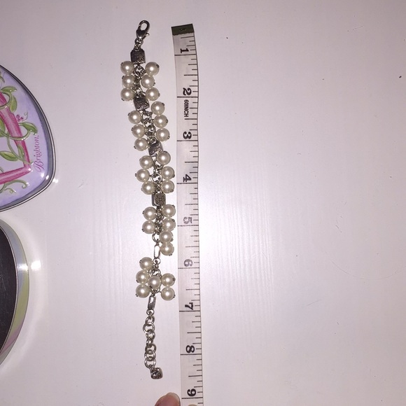 Pearl and sterling silver bracelet - Picture 5 of 5